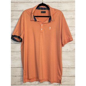 William Murray Classic Solid Golf Polo, Size XL Orange